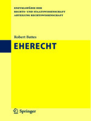 cover image of Eherecht